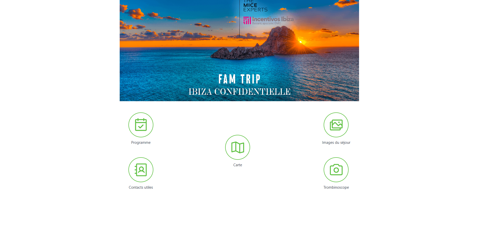 Destination Microsite Platform - The Mice Expert